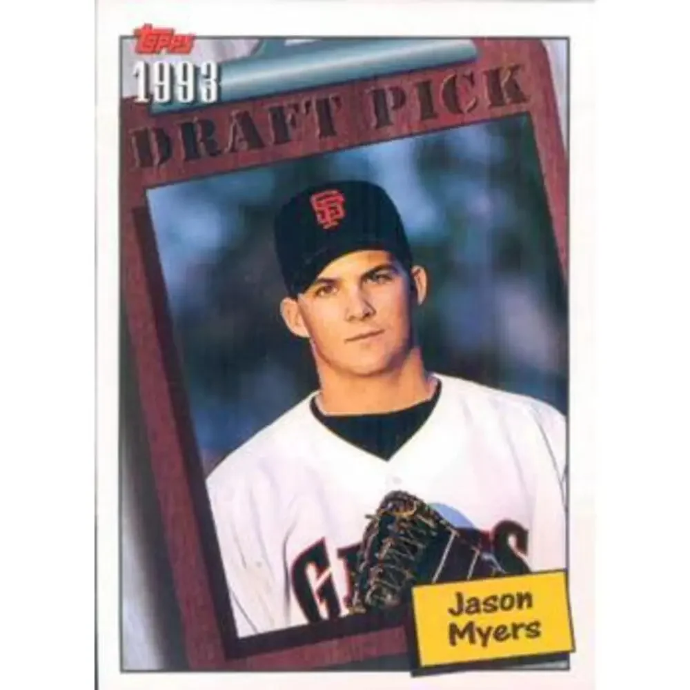 1994 Topps Jason Myers DPK, RC # 754 San Francisco Giants